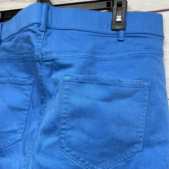 J. Jill Blue High Rise Cropped Pants Size 16 T - Picture 10 of 11